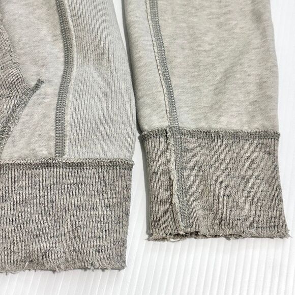 Y2K Abercrombie & Fitch S Hoodie Spellout Native Indian Head Distressed Unisex - Picture 12 of 15